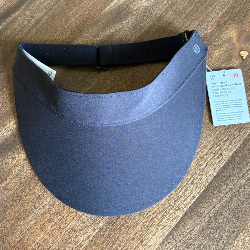 Lululemon Black Fast Paced Run Visor